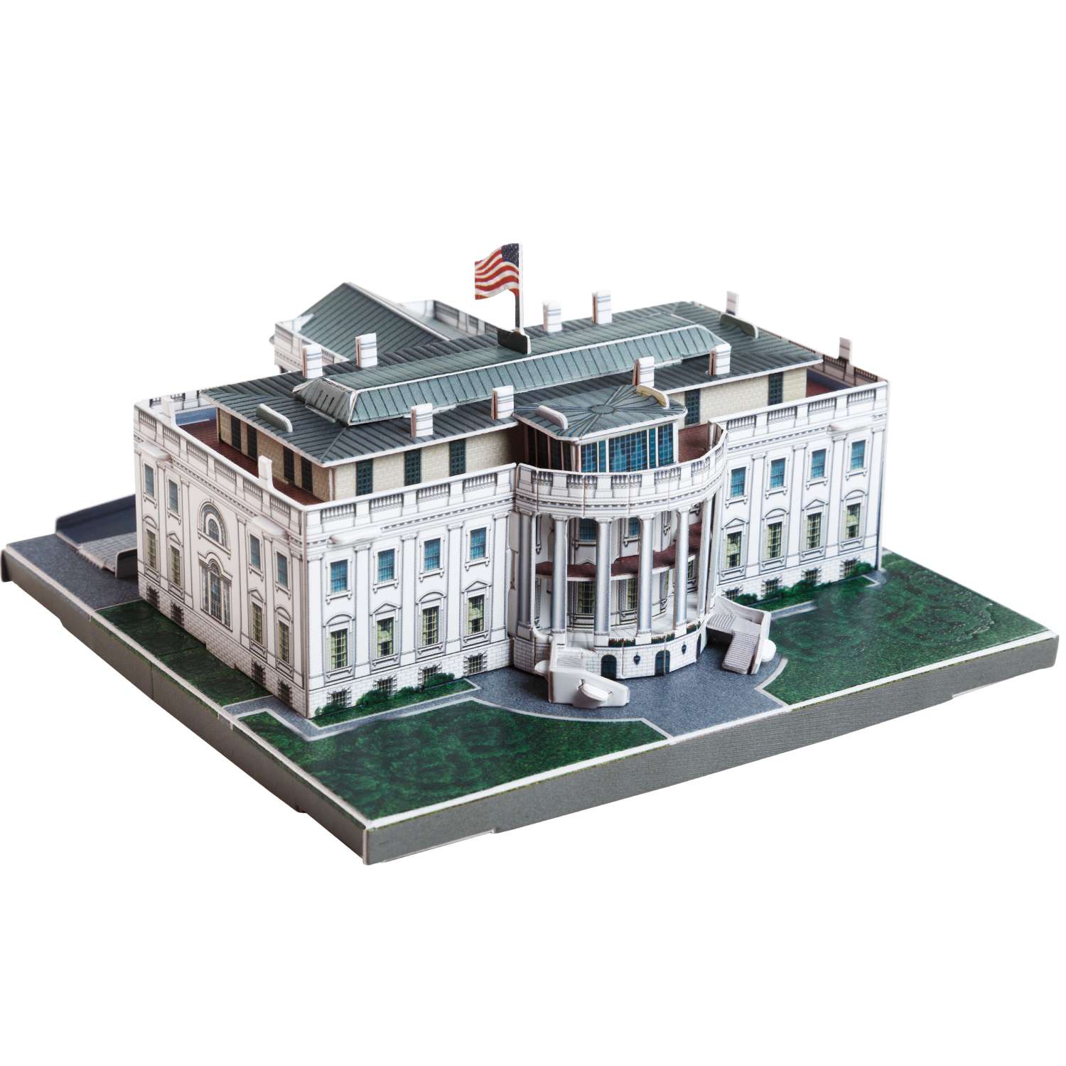 Сборная модель Умная бумага Города в миниатюре Белый дом 599 599 - фото 4