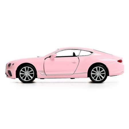 Машина Автоград металлическая BENTLEY CONTINENTAL GT. 1:32. инерция. цвет матовый розовый