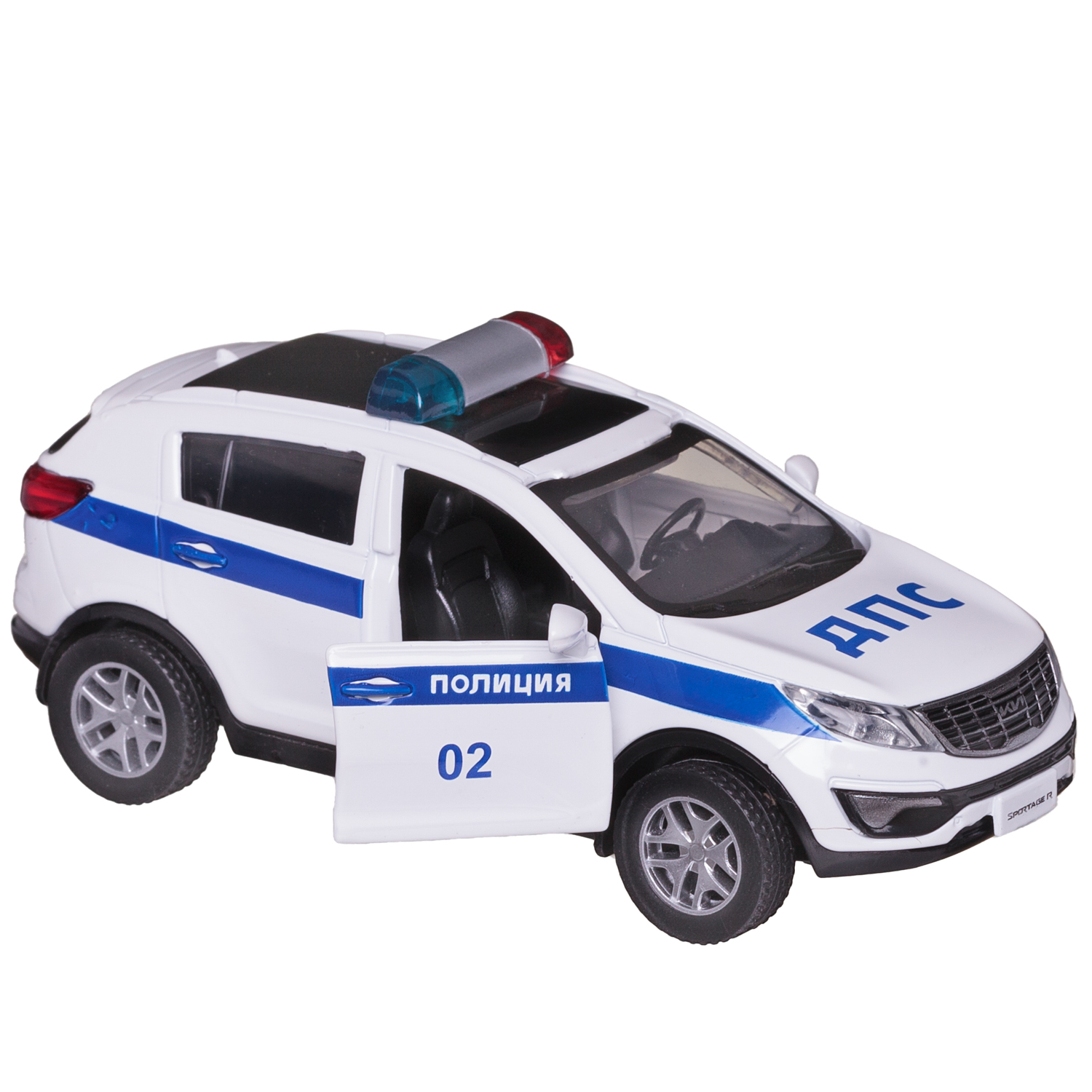 Автомобиль Abtoys KIA MSZ 1:43 инерционный белый WE-15966P - фото 5