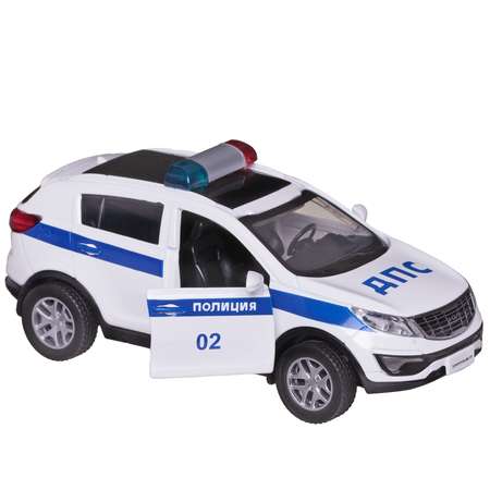 Автомобиль Abtoys KIA MSZ 1:43 инерционный белый