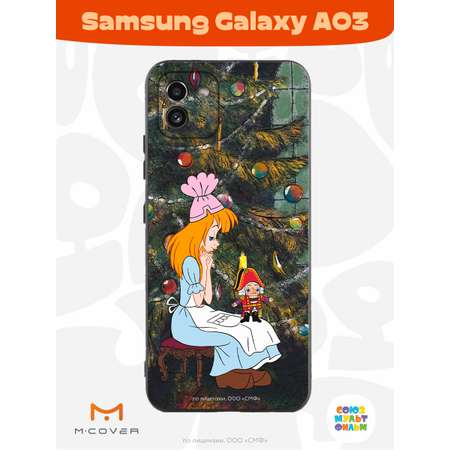 Силиконовый чехол Mcover для смартфона Samsung Galaxy A03 Союзмультфильм Злые чары королевы