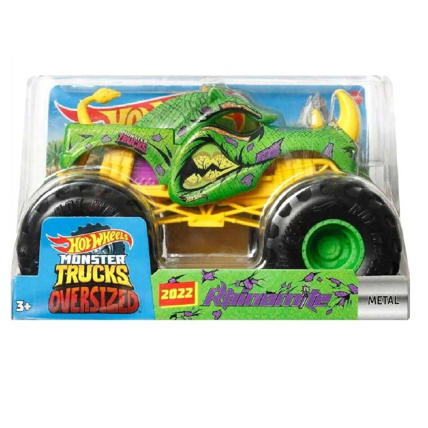 Машинка Hot Wheels Monster Tracks 1:24 HDK96 FYJ83 - фото 1