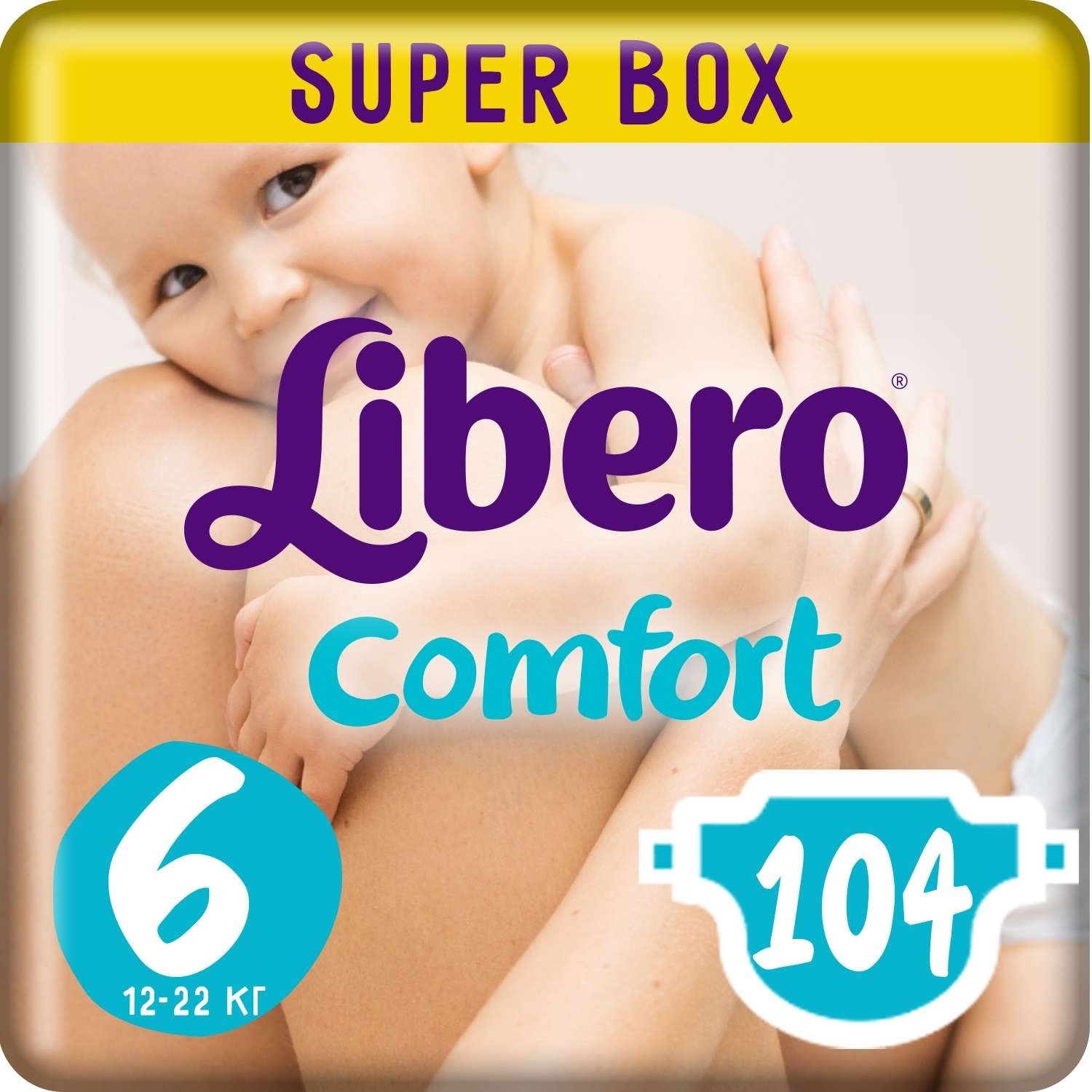 Подгузники Libero Comfort 6 12-22кг 104шт - фото 1