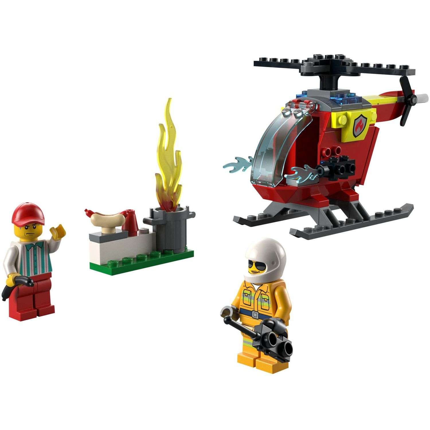 Конструктор LEGO City Пожарный вертолет 60318 - фото 2