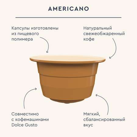 Кофе в капсулах HOME BARISTA Americano 48 шт.