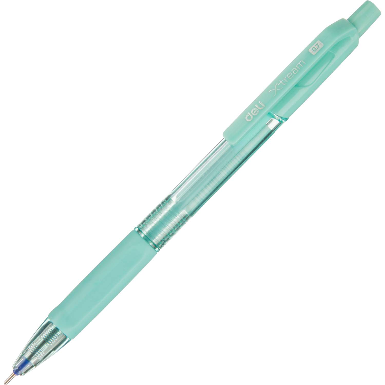 Ручка шариковая Deli X-tream автоматическая 07мм Синяя в ассортименте - фото 6