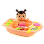 Кукла пупс Veld Co в ванночке для купания