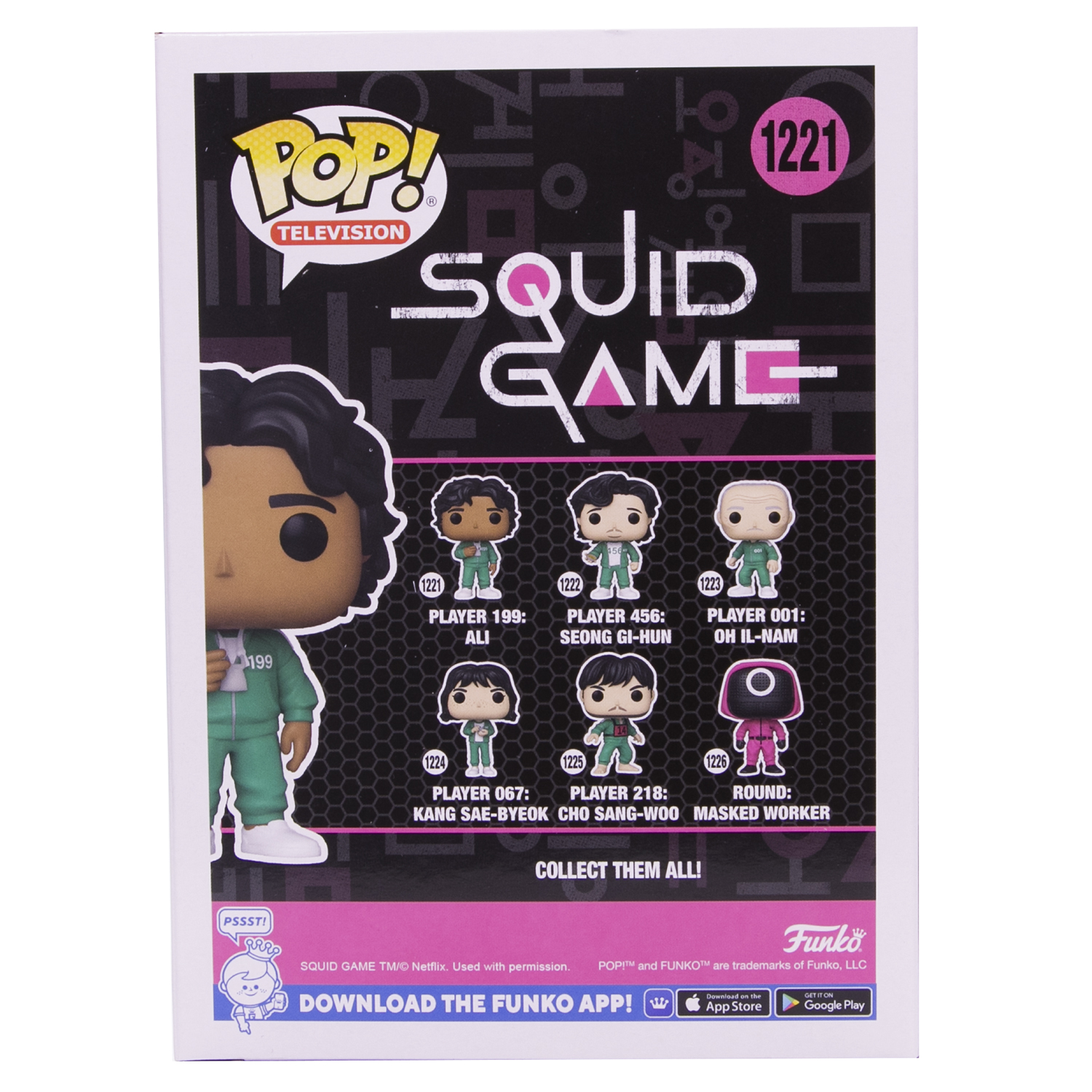 Фигурка Funko Pop! TV Squid Game Player 199 Ali 64794 Fun 25492182 - фото 6