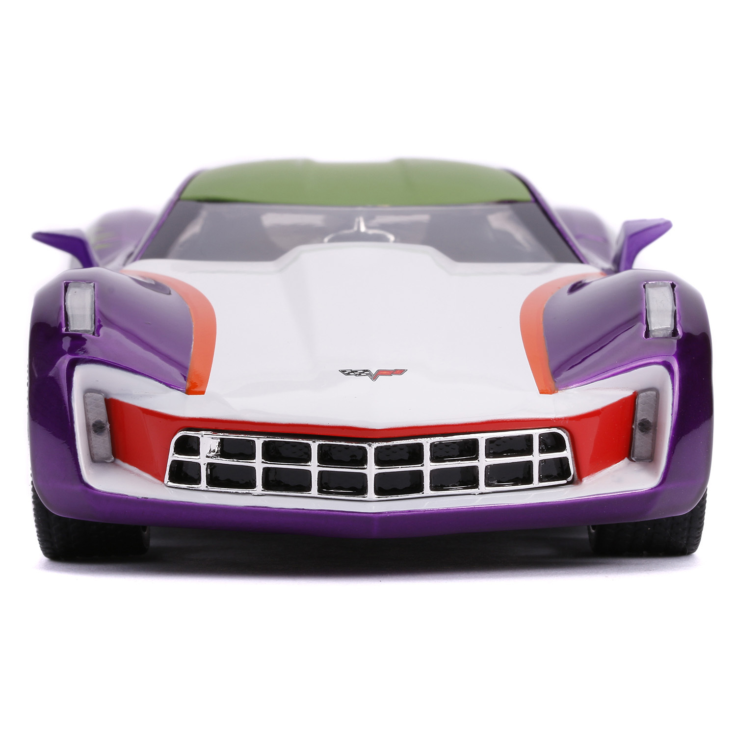 Машина Jada 1:24 Голливудские тачки Chevy Corvette Stingray Concept 2009 +фигурка Джокера 31199 31199 - фото 6