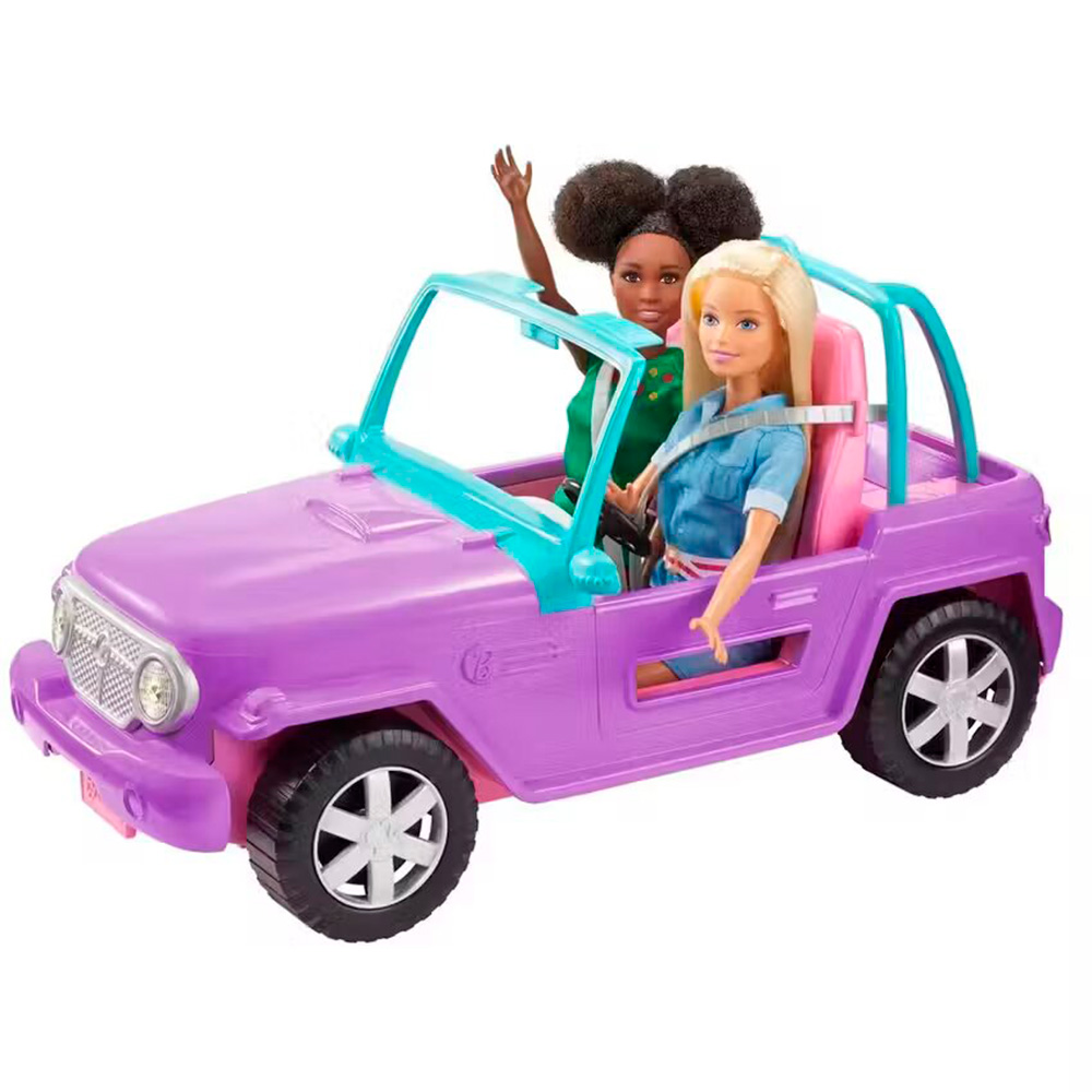 Внедорожник Barbie Jeep инерционный розовый 0590_17 - фото 2