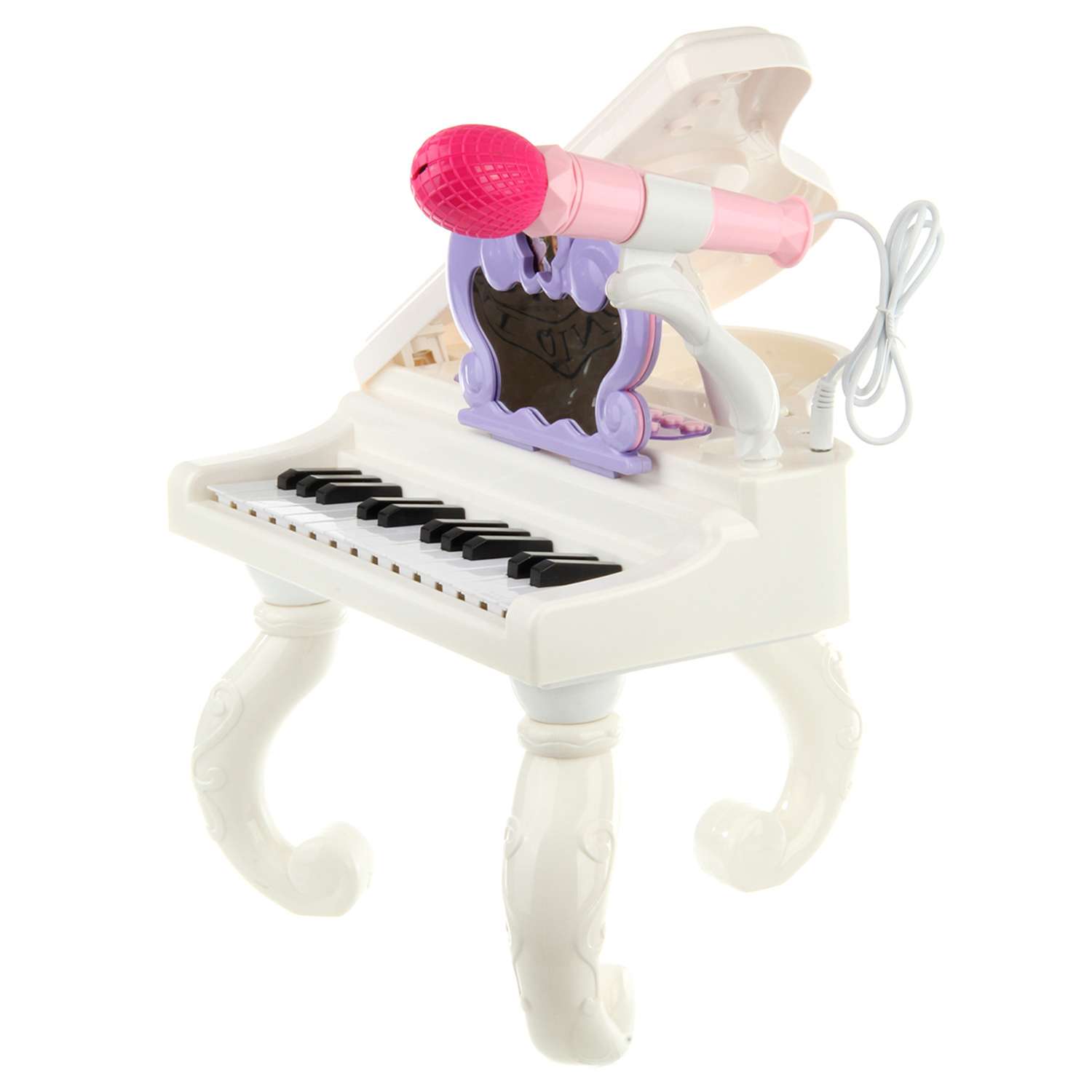 Игровой набор Veld Co Пианино с микрофоном со звуковыми и световыми эффектами - фото 3