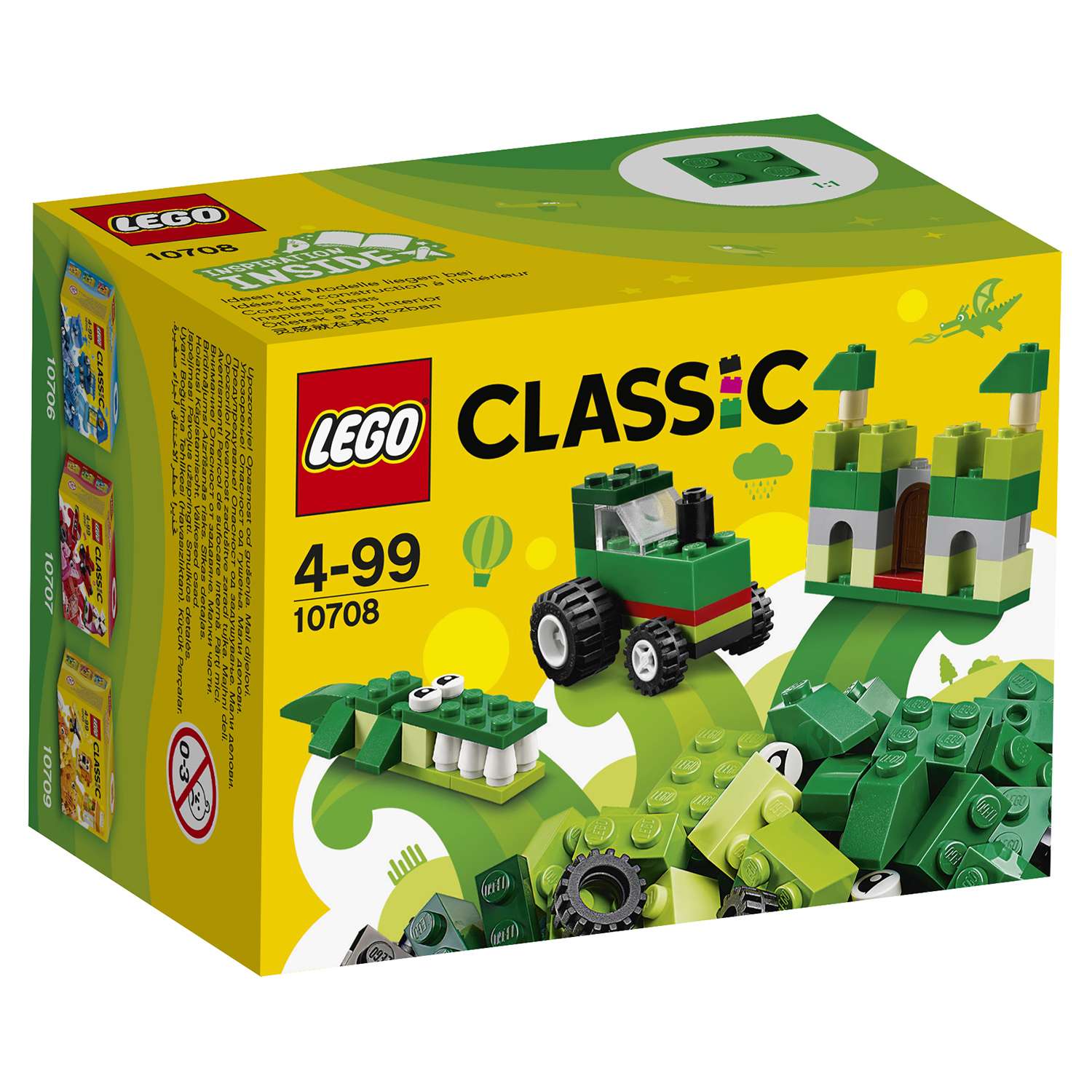 Конструктор LEGO Classic Зелёный набор для творчества (10708) - фото 12