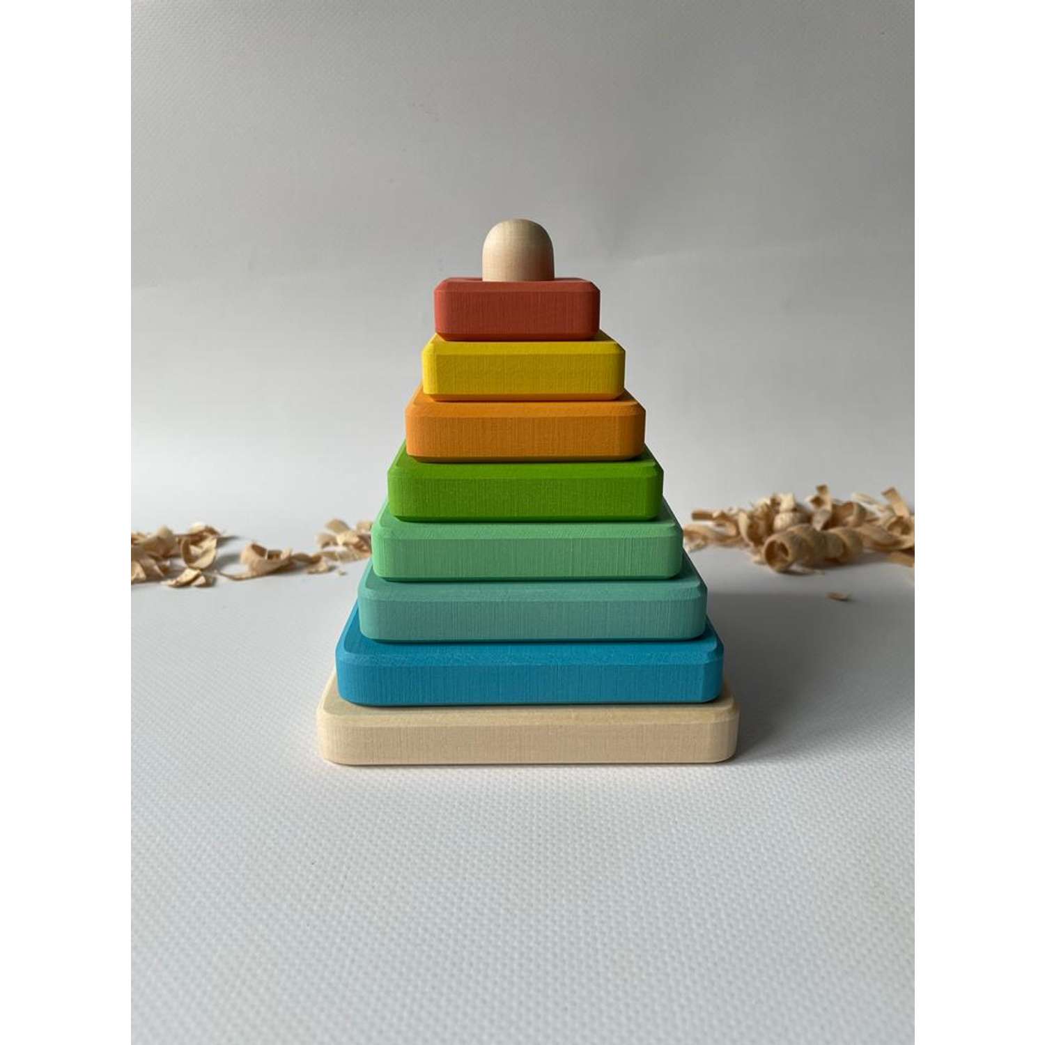 Пирамидка КоТаГрад Разноцветная мини ПМ4лс-061 - фото 1