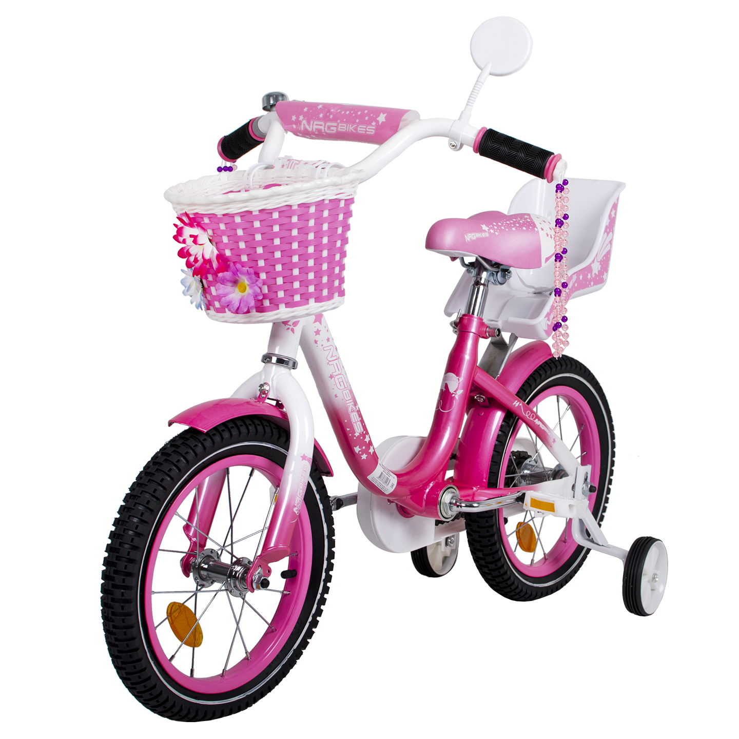 Велосипед NRG BIKES CANARY 14 pink-white - фото 13