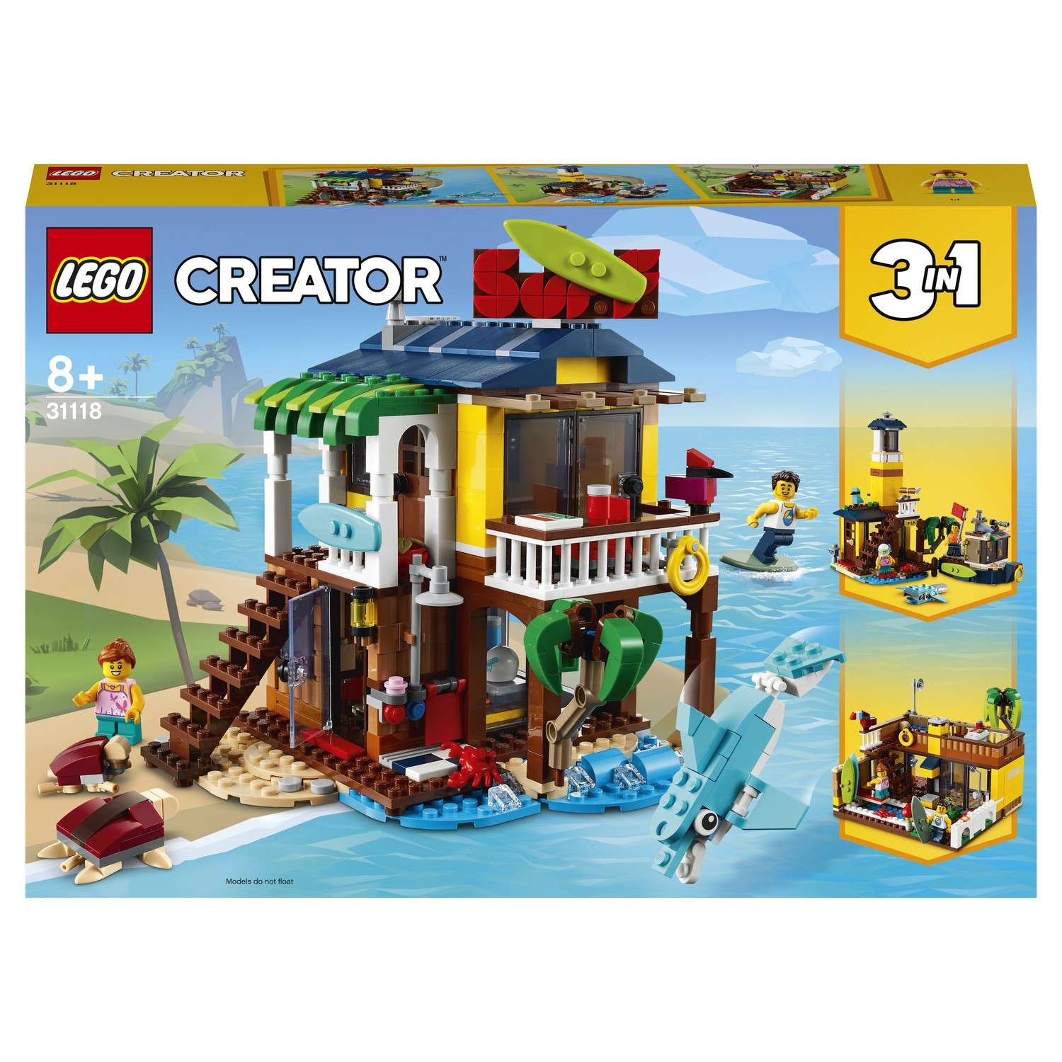 Конструктор LEGO Creator Пляжный домик серферов 31118 - фото 2