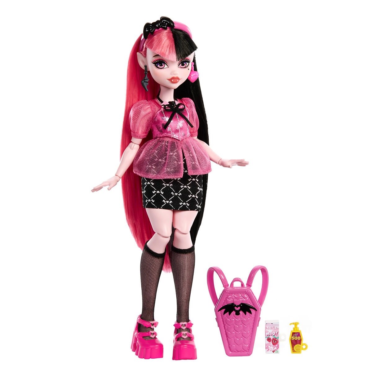 Кукла Monster High Day Out Draculaura HKY71 купить по цене 3499 ₽ в  интернет-магазине Детский мир