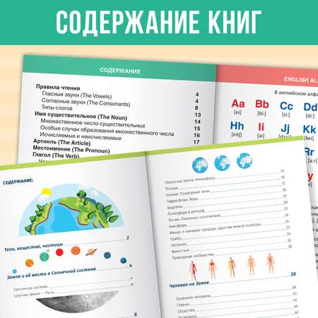 Набор для начальной школы Буква-ленд «Сборники шпаргалок» 4 книги, 7+