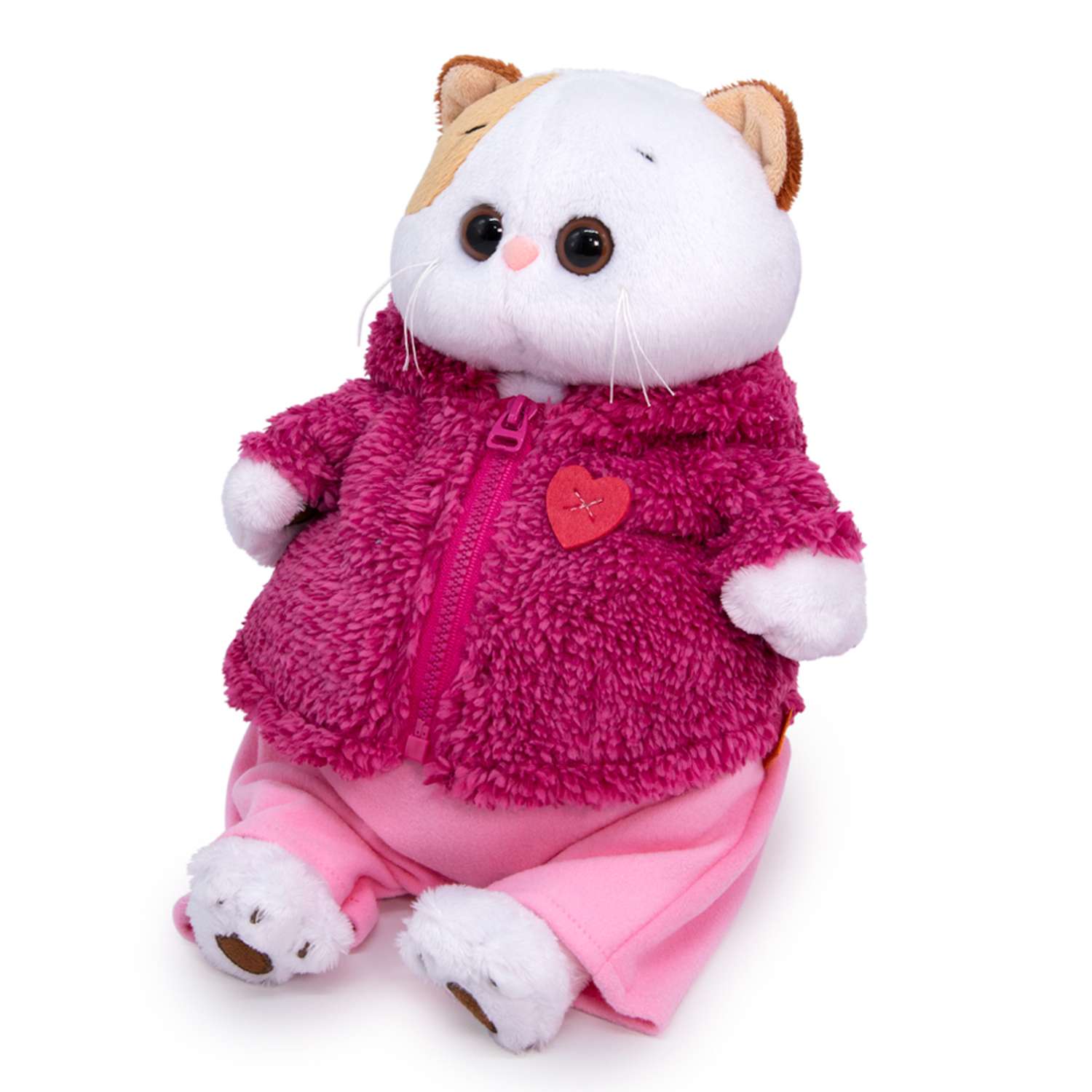 Мягкая игрушка BUDI BASA Ли-Ли в теплом костюме с сердечком 24 см LK24-094 - фото 2