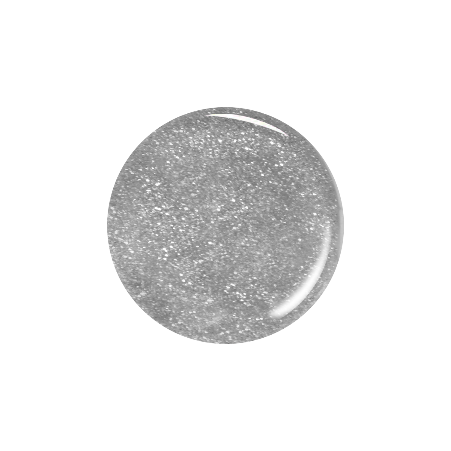 Гель-лак для ногтей Kiki GEL UV LED 61 серебряный фейерверк - фото 2