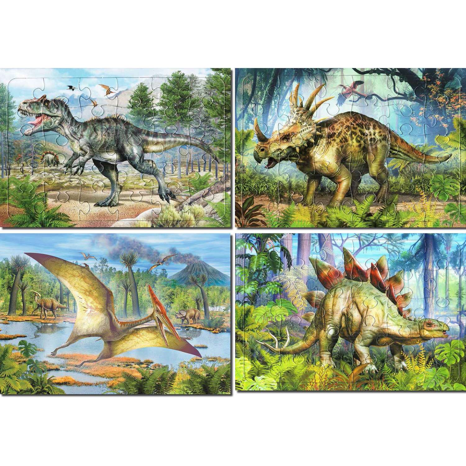 Комплект пазлов Лада Мир динозавров - фото 1