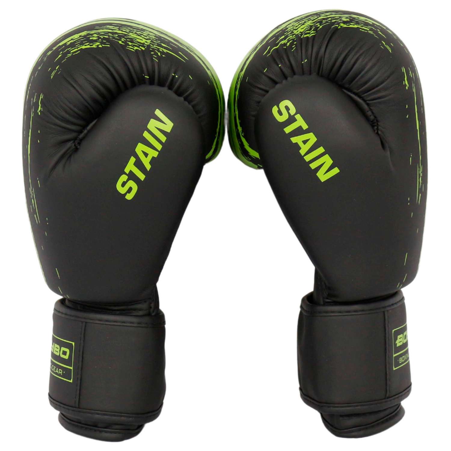 Перчатки боксерские BoyBo Stain BGS322 зеленый 6 OZ - фото 5