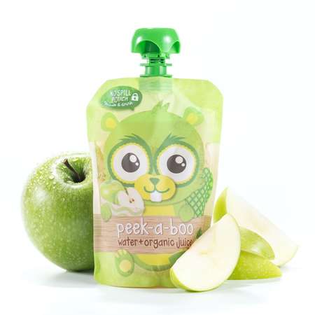 Сок Peek-a-boo яблоко прямого отжима с водой 150мл с 4месяцев