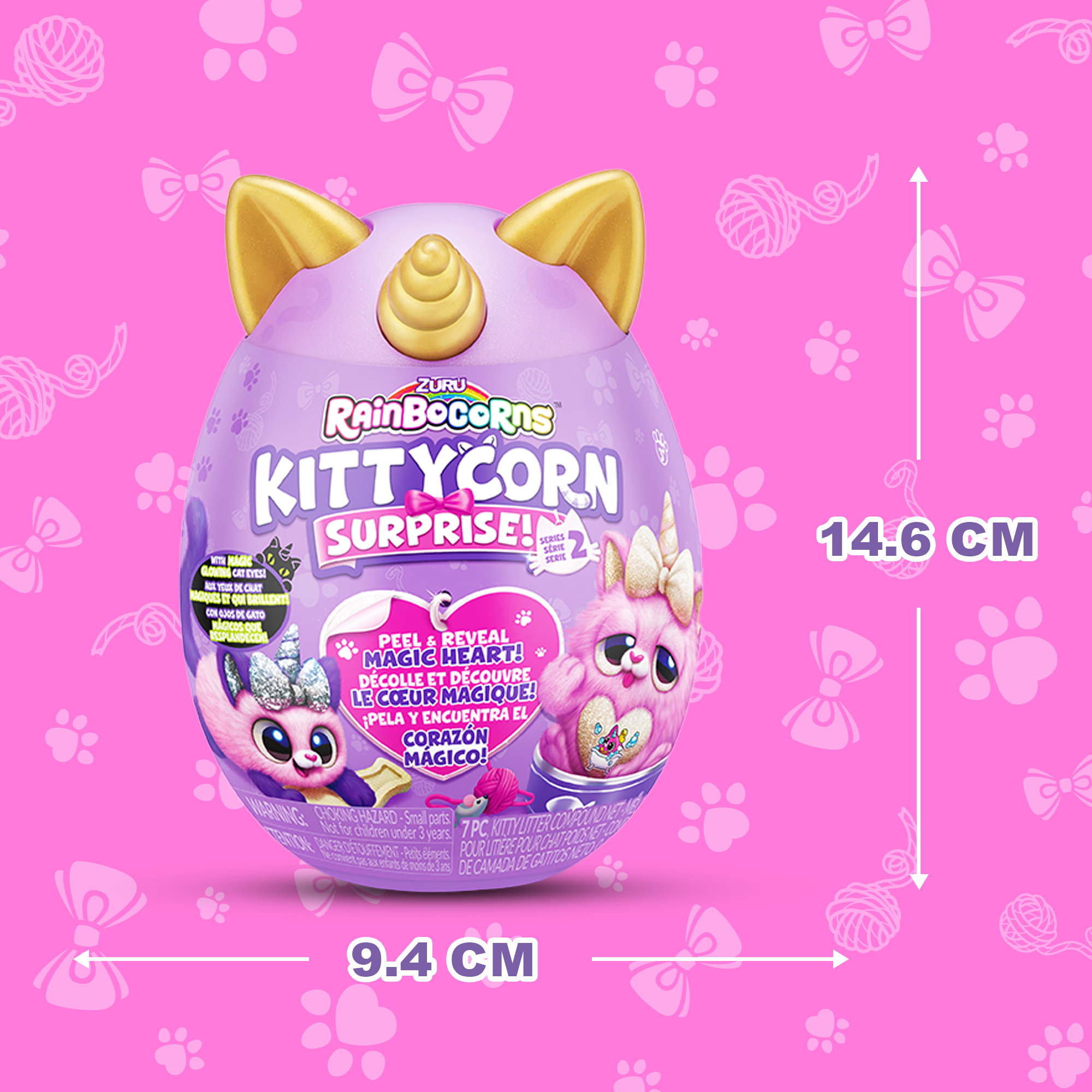 Игрушка Rainbocorns Kittycorn Яйцо в непрозрачной упаковке (Сюрприз) 9279 - фото 3