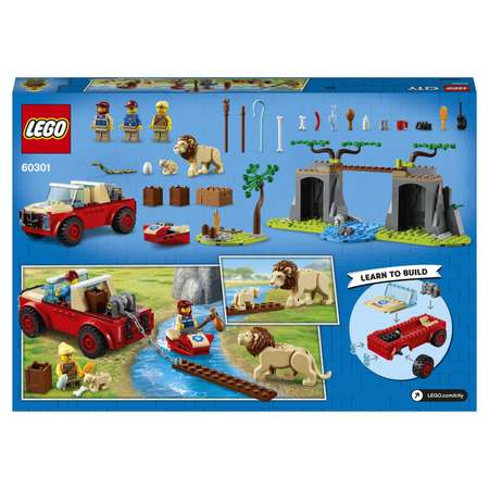 Конструктор LEGO City Wildlife Rescue Off-Roader блочный