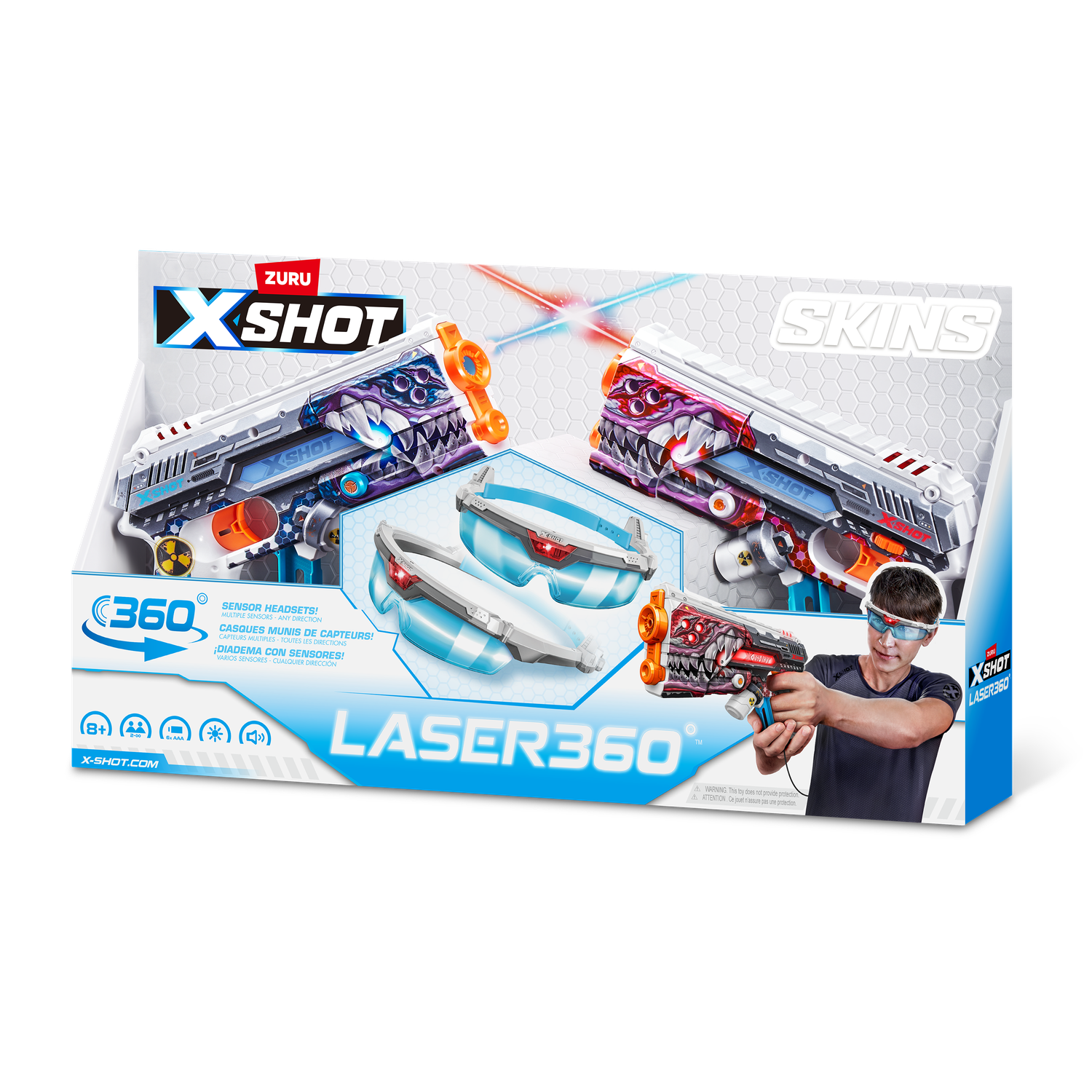 Набор игровой XSHOT Laser Skins Laser360 36602 - фото 13