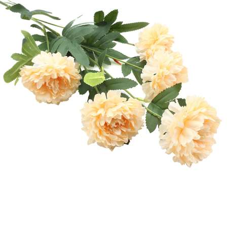 Цветок искусственный Astra Craft Хризантемы 59 см цвет кремовый