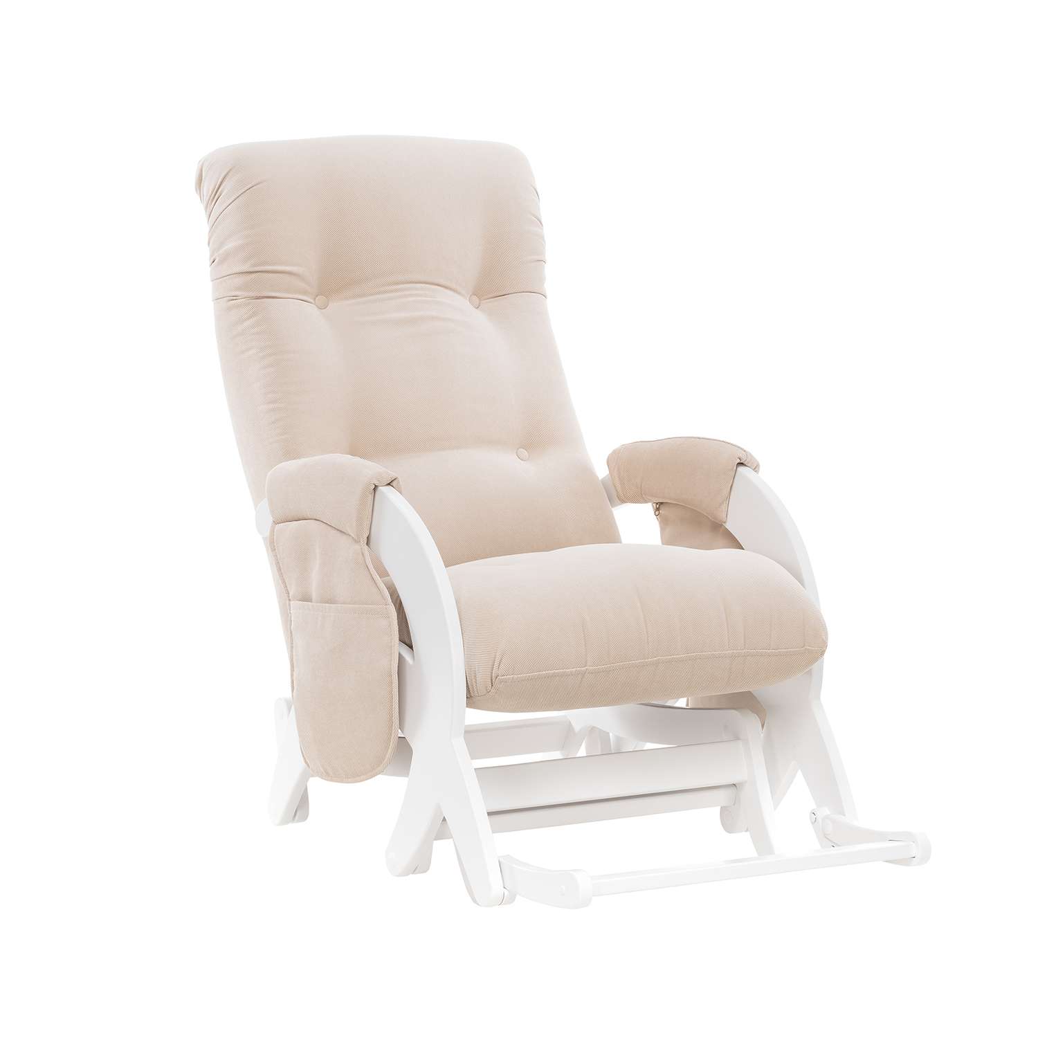 Кресло для кормления Milli Dream с карманами Молочный дуб ткань Verona Vanilla - фото 2