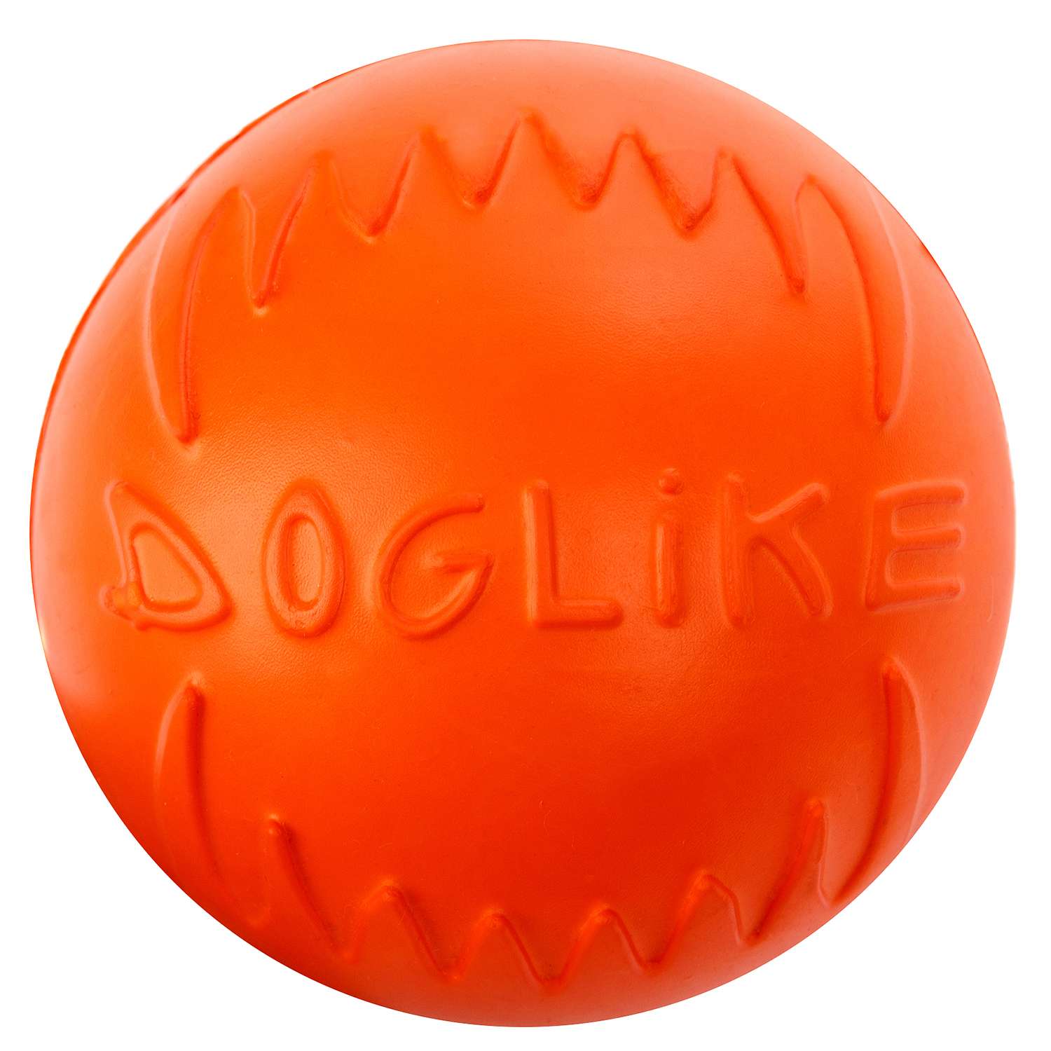 Игрушка для собак Doglike Мяч средний Оранжевый - фото 1