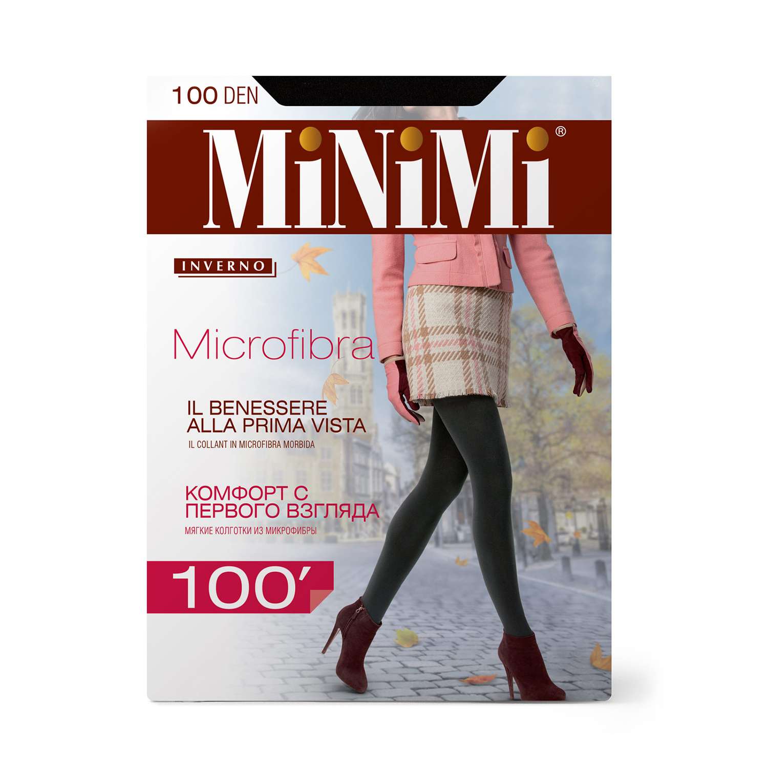 Колготки MiNiMi Mini MICROFIBRA 100 Nero - фото 1