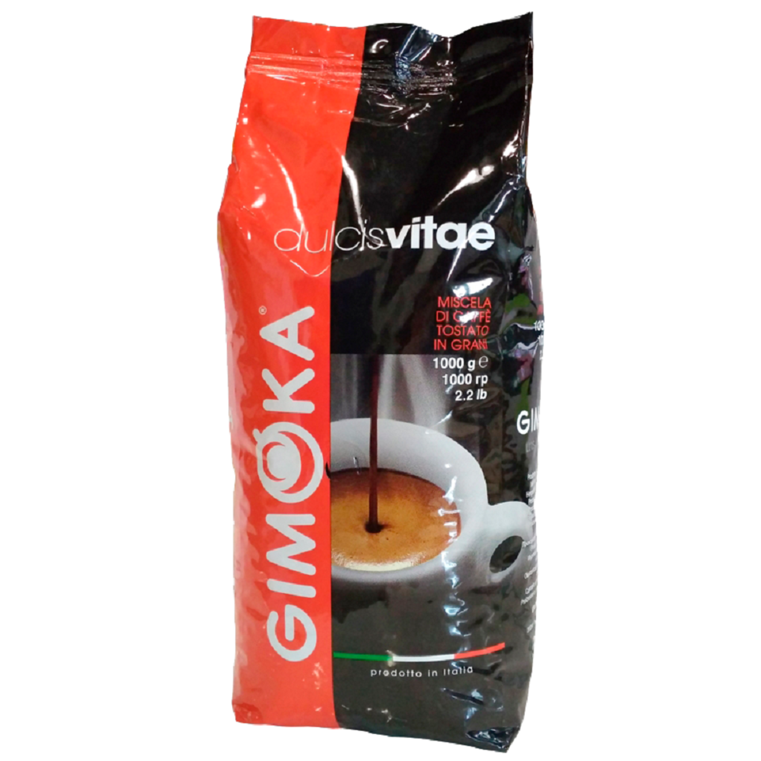 Кофе GIMOKA Зерновой кофе Gimoka Dulcisvitae пакет 1кг - фото 1