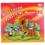 Пластилин Гамма Мультики 240г 12цветов 280018