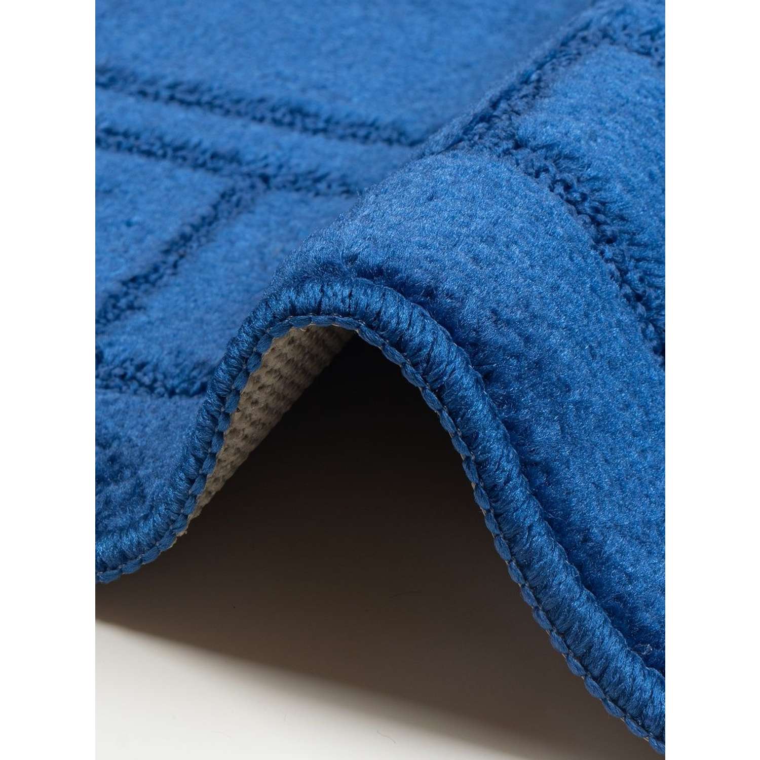 Коврик для ванной и туалета Confetti 60х100 см противоскользящий темно-синий - фото 3