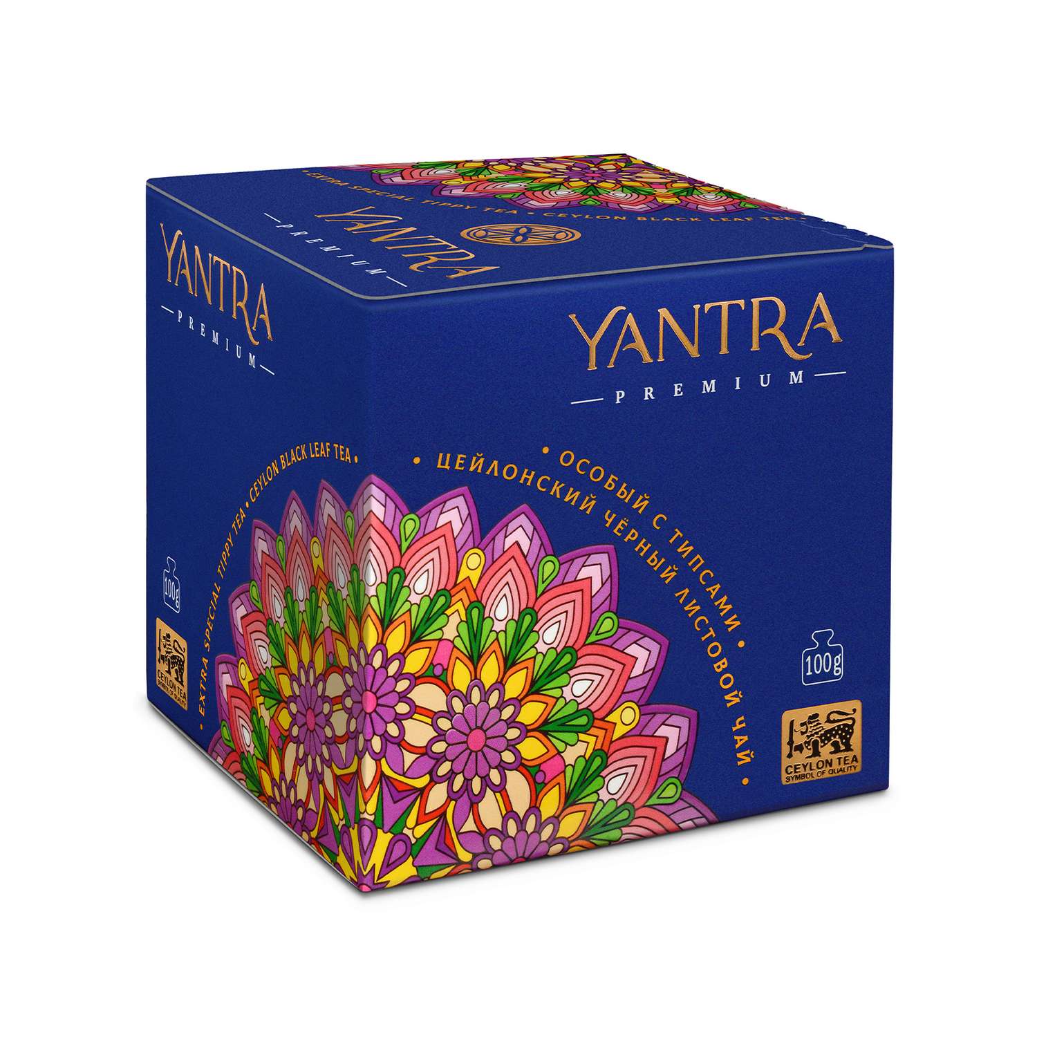 Чай Премиум Yantra чёрный листовой с типсами стандарт Extra Special Tippy Tea 100 г - фото 1