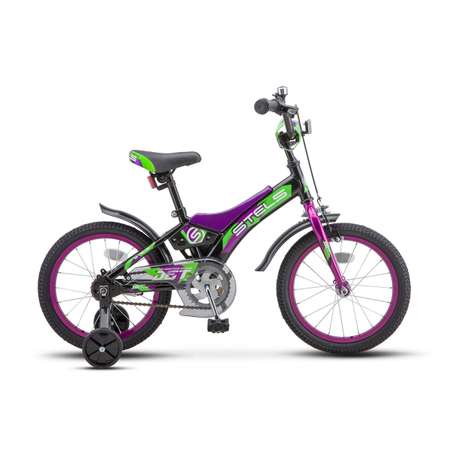 Велосипед STELS Jet 16 Z010 9 чёрный/фиолетовый