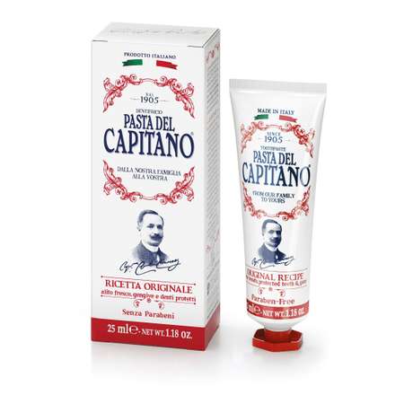 Зубная паста Pasta del Capitano 1905 Original Recipe / 1905 Оригинальный рецепт 25 мл