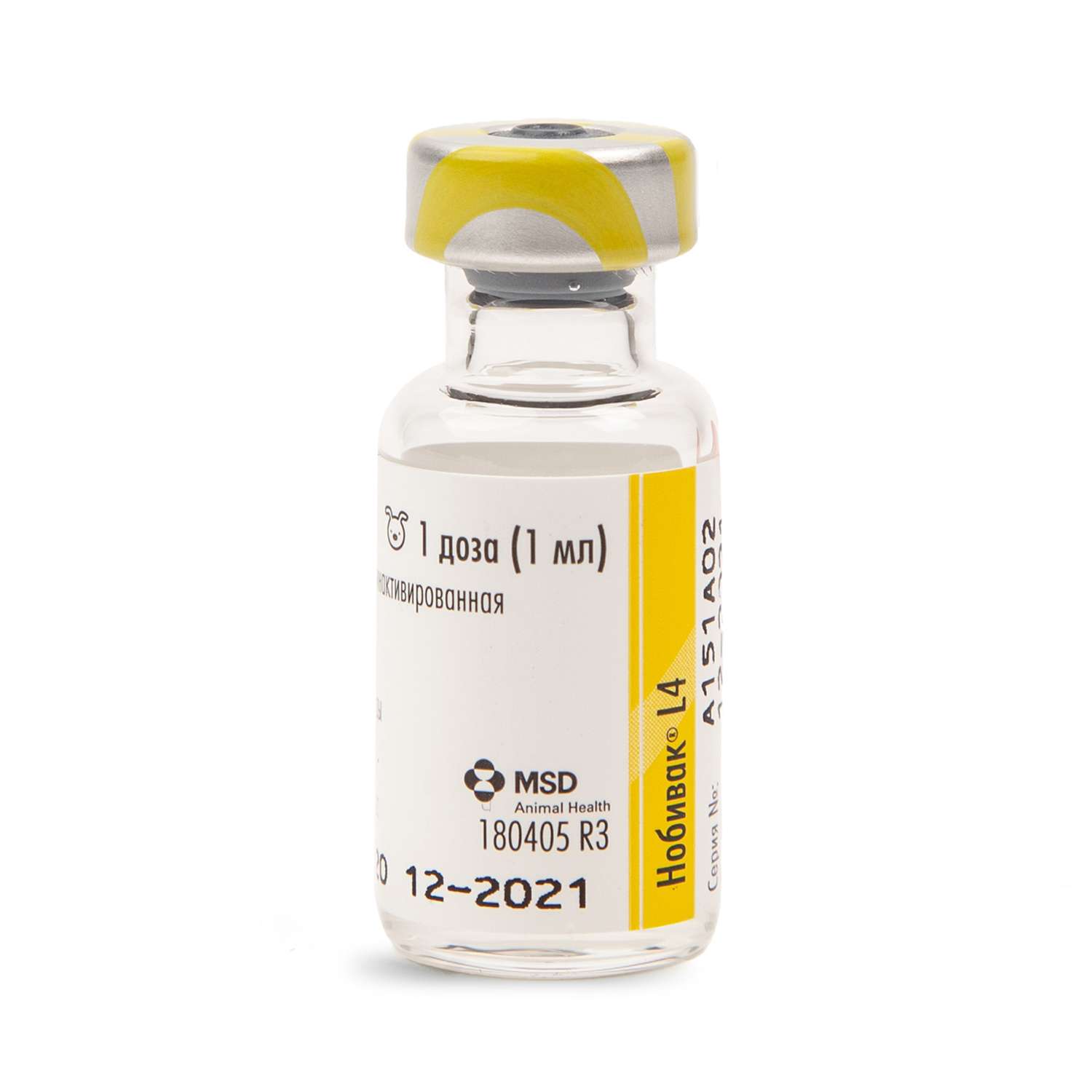 Вакцина для собак MSD Нобивак L4 1доза - фото 2