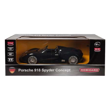 Машинка на радиоуправлении Mobicaro Porsche 918 1:14 Чёрная