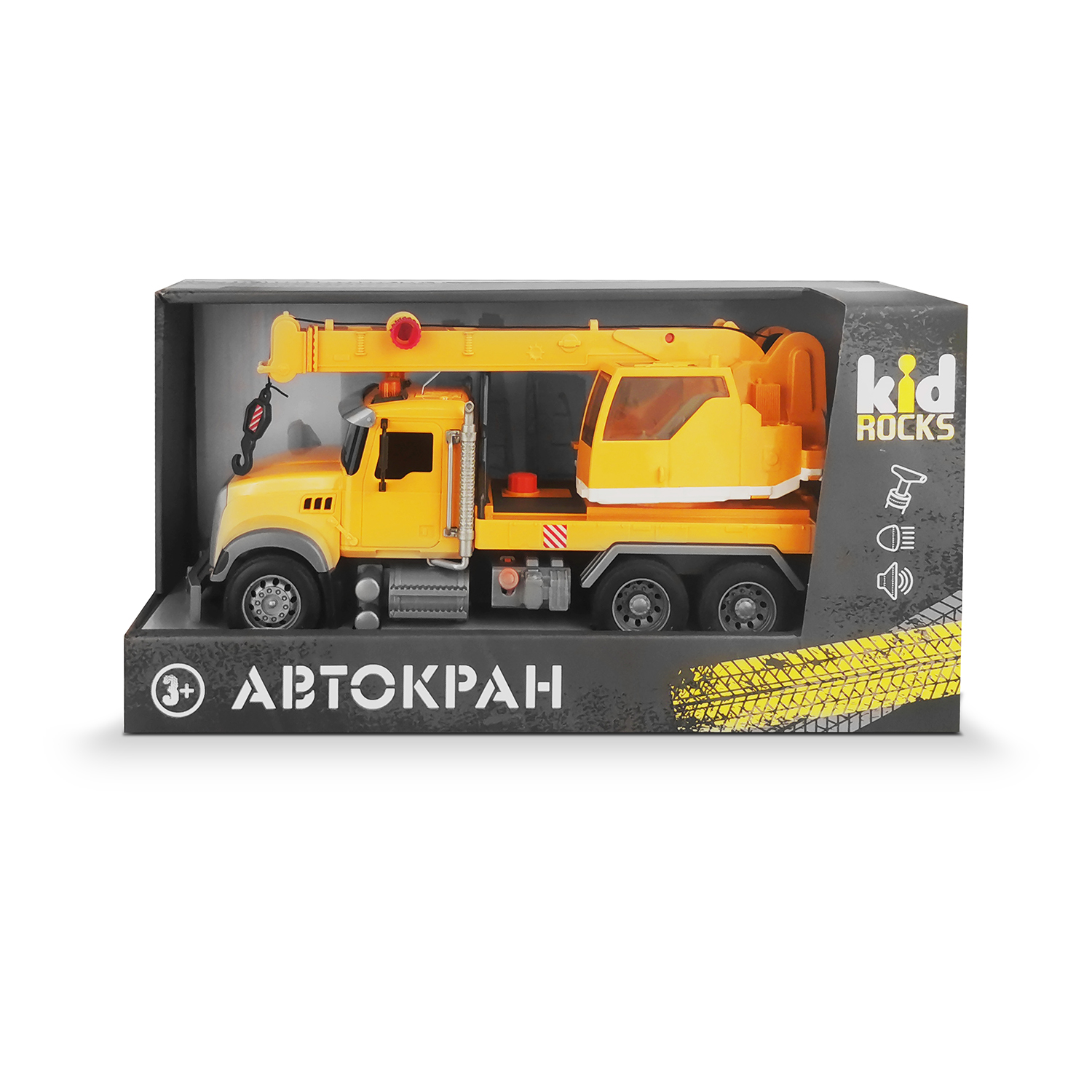 Автокран Kid Rocks 1:12 инерционный AB-2124 - фото 3