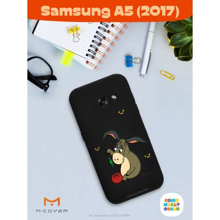 Силиконовый чехол Mcover для смартфона Samsung A5 (2017) Союзмультфильм Грустный Ослик Иа