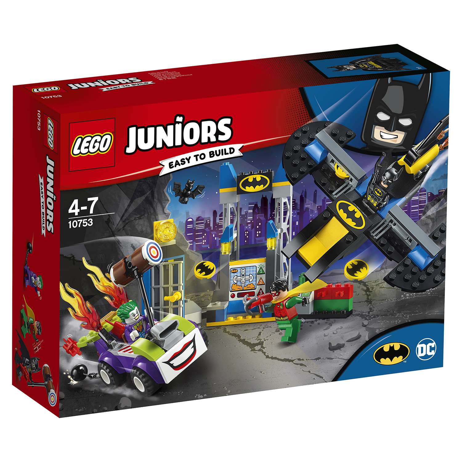 Конструктор LEGO Нападение Джокера на Бэтпещеру Juniors (10753) - фото 2