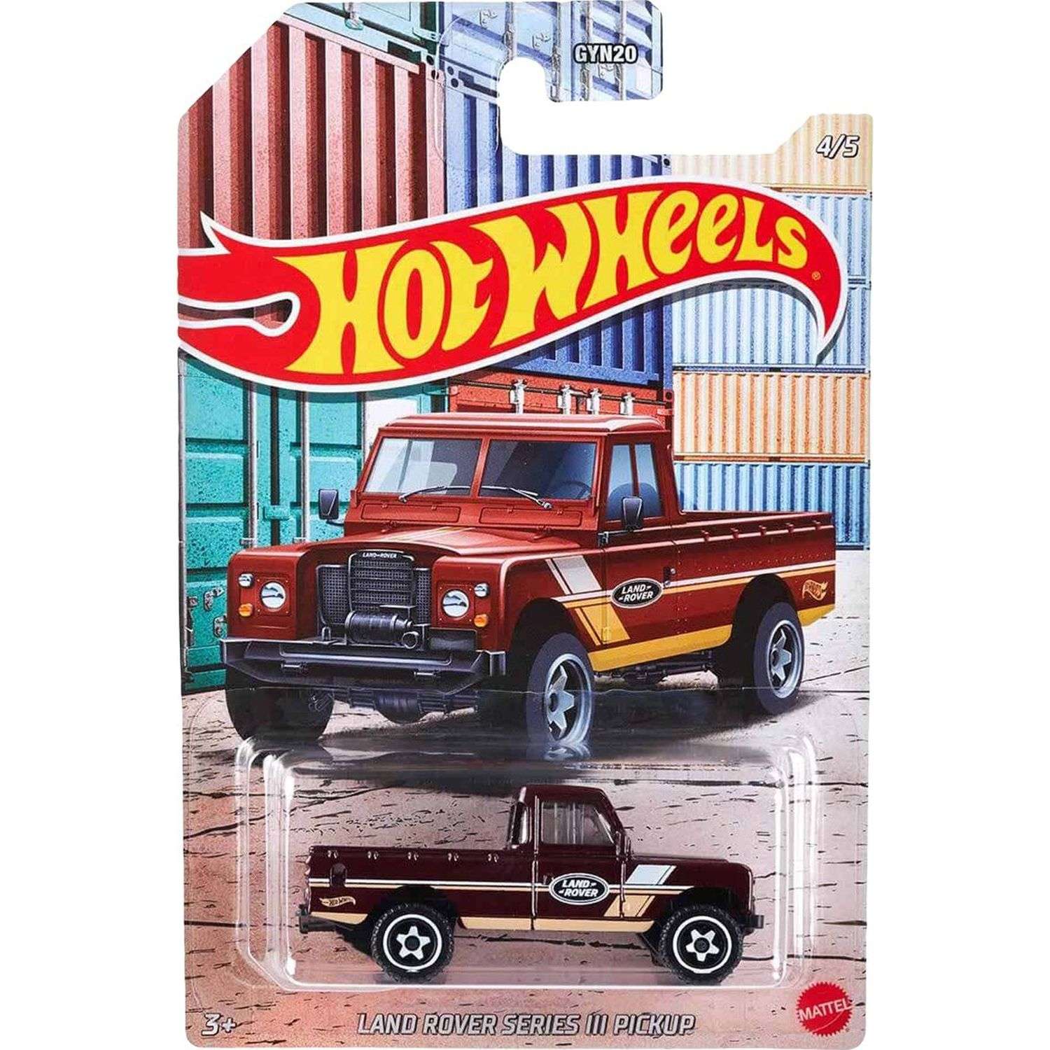 Автомобиль Hot Wheels Пикап 1:64 инерционный в ассортименте GYN20 - фото 2