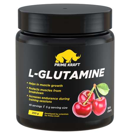 Коктейль Prime Kraft L-Glutamine вишня 200г