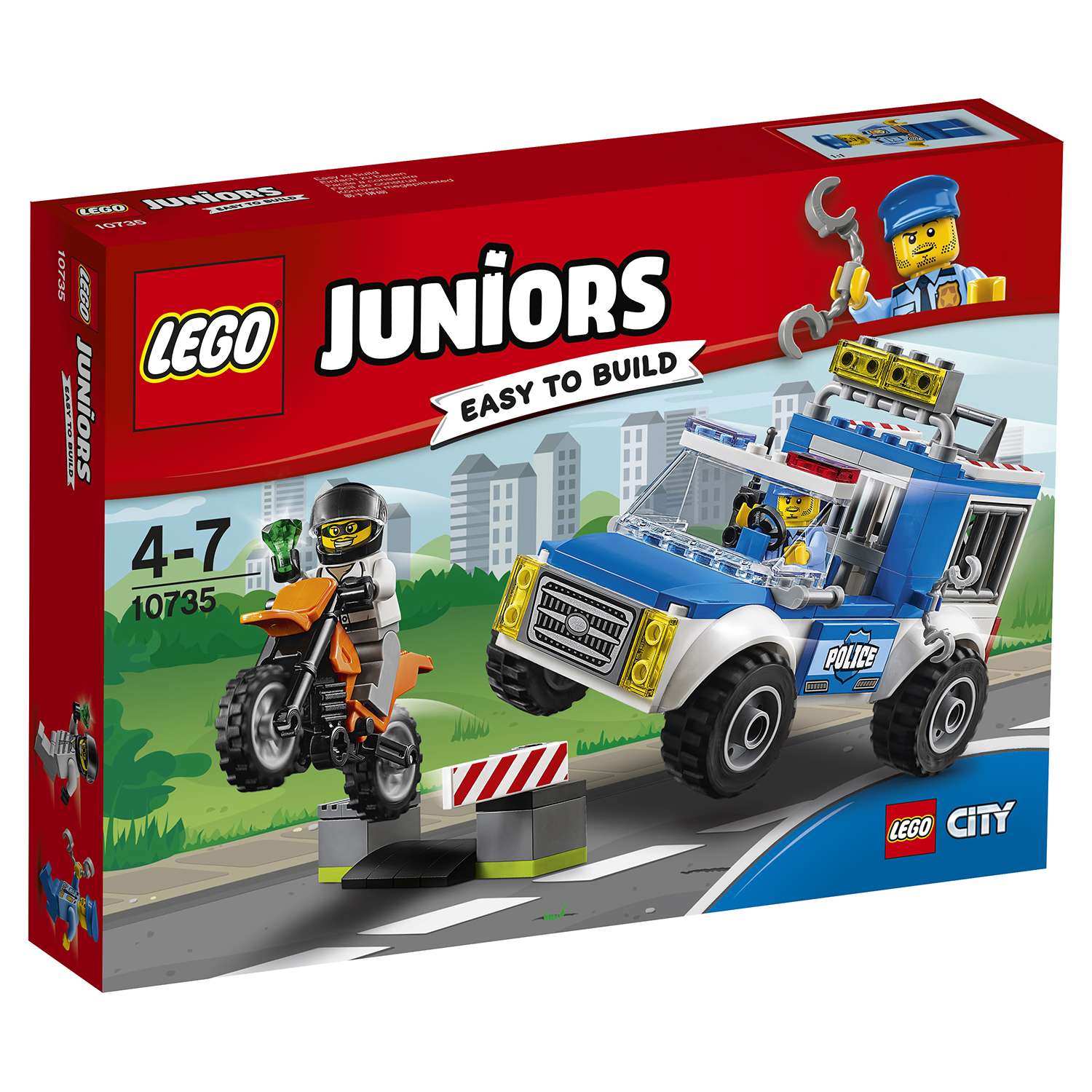 Конструктор LEGO Juniors Погоня на полицейском грузовике (10735) - фото 2
