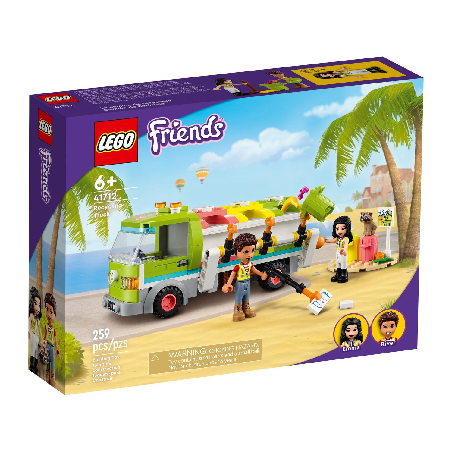 Конструктор LEGO Friends Recycling Truck 41712 - фото 8