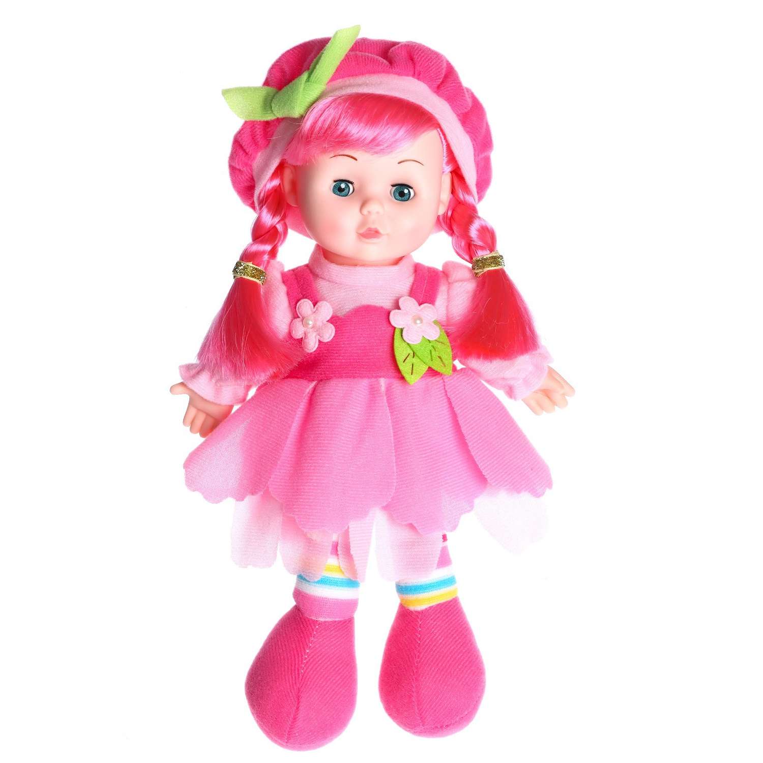 Кукла Sima-Land мягконабивная «Малышка Мэри» 31 см со звуком в платье 7042182 - фото 1