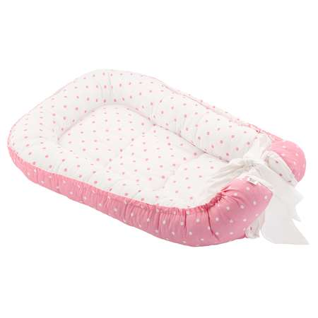 Кокон ROXY-KIDS для новорожденных и малышей цвет розовый